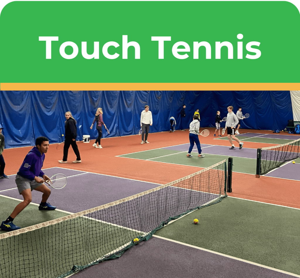 Touch tennis session