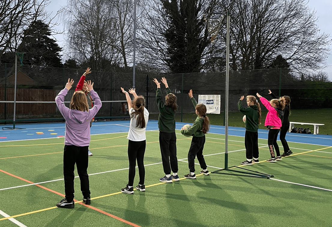 Children's netball class Aylesbury