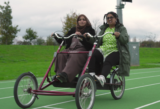 Inclusive Cycling participants
